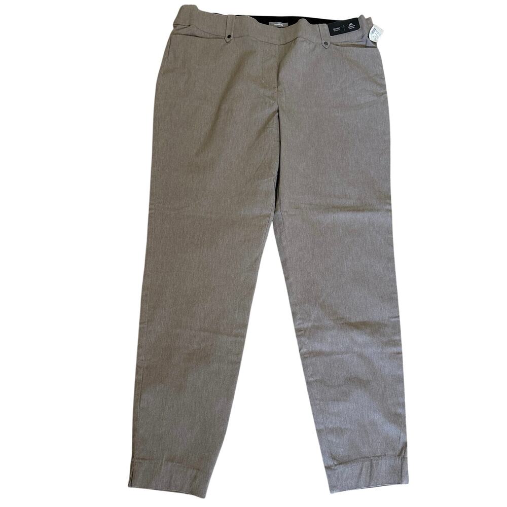 Maurices Taupe Skinny Ankle Pants, Size XL Regular